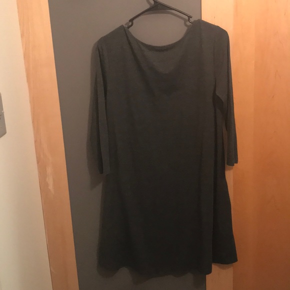 Grey basic dress - Picture 2 of 2